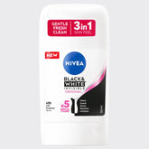 NIVEA BLACK AND WHITE INVISIBLE CLEAR ANTI-PERSPIRANT STICK 50ML